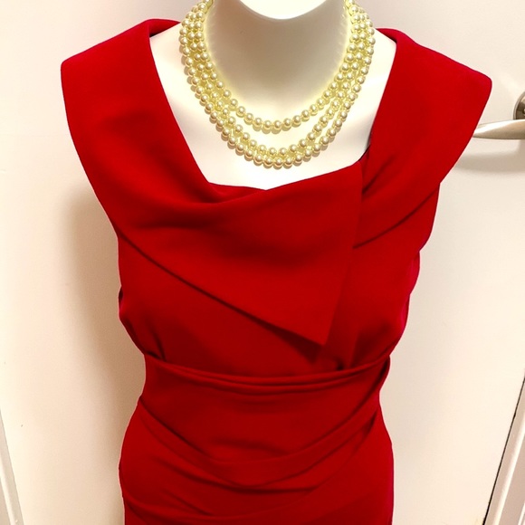 LE CHÂTEAU red dress - Picture 6 of 14